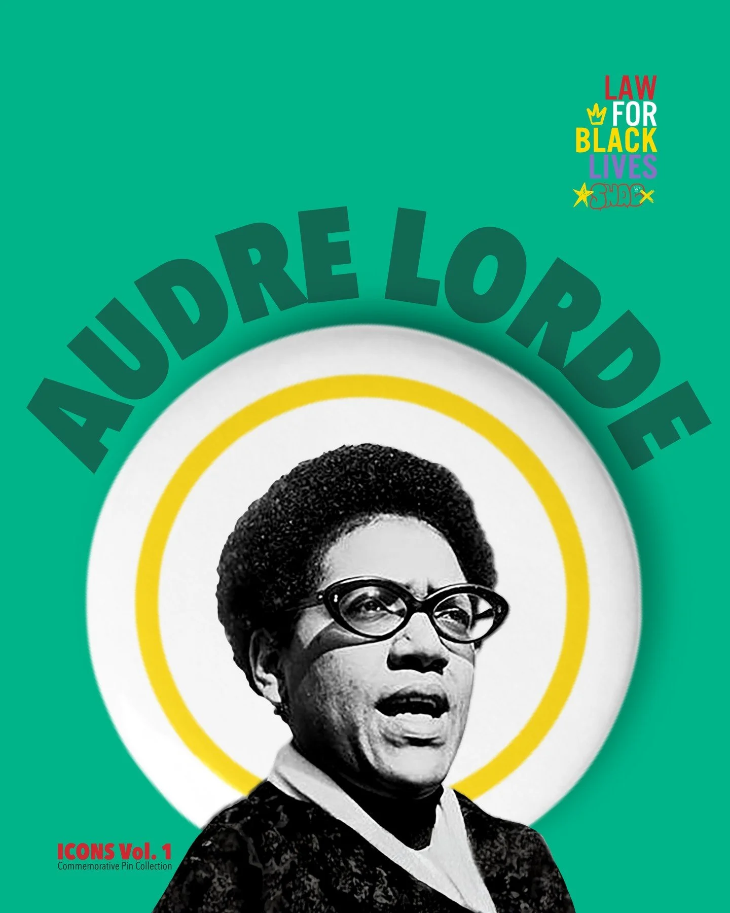 ICONS Vol. 1⁠
Commemorative Pin Collection⁠
⁠
A vibrant 5-pin set celebrating movement icons: Afeni Shakur, Sojourner Truth, Harriet Tubman, Audre Lorde, and Pauli Murray.⁠
⁠
Each pin honors a legacy of courage, intellect, and transformation &mdash; 