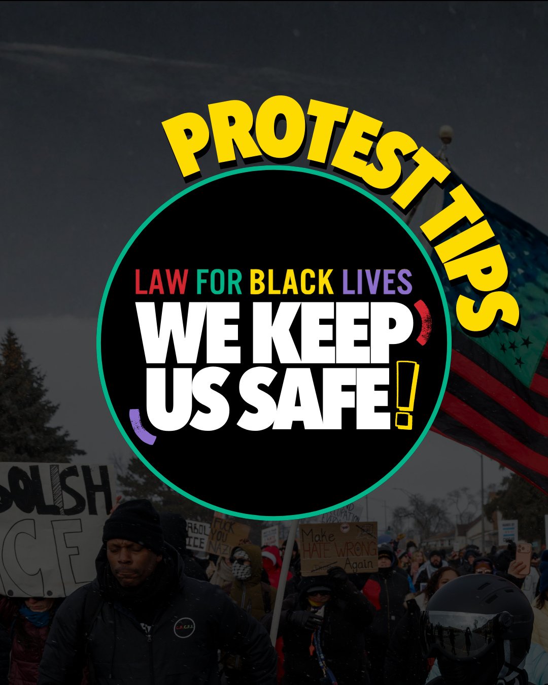 We Keep Us Safe: Tips for Protesting Under Extreme Government Repression⁠
⁠
Over the last year, we have seen a massive expansion in immigration enforcement and witnessed gross human rights violations committed against activists, organizers and commun