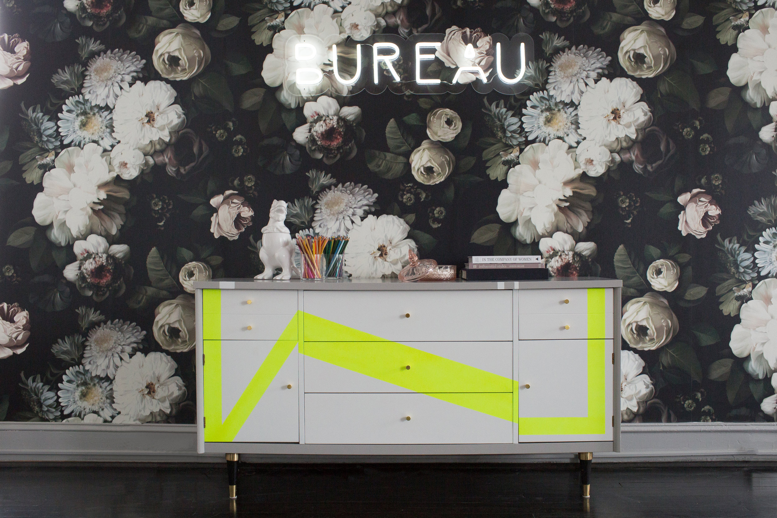 Custom credenza for Bureau Studio Interior Design: Kerra Michele Interiors • Photography: Reema Desai