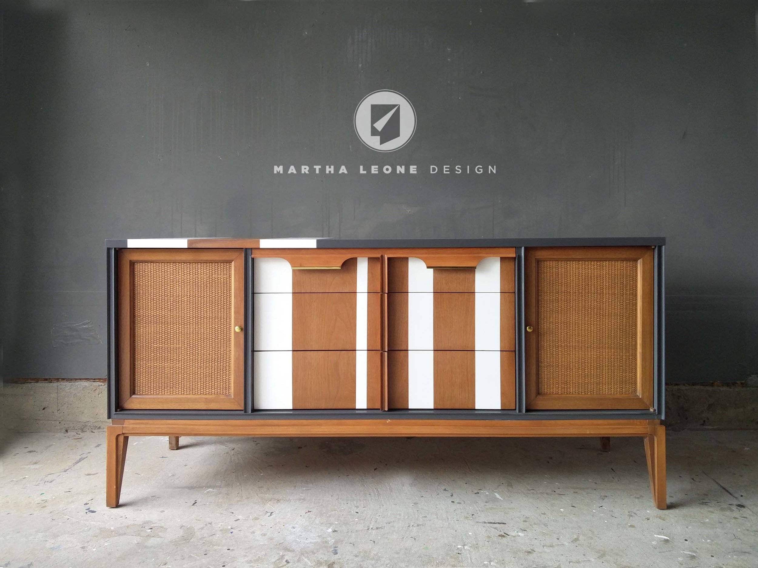 Custom credenza for Jess Cooney’s studio. Jess Cooney Interiors is a design and build firm in Massachusetts.