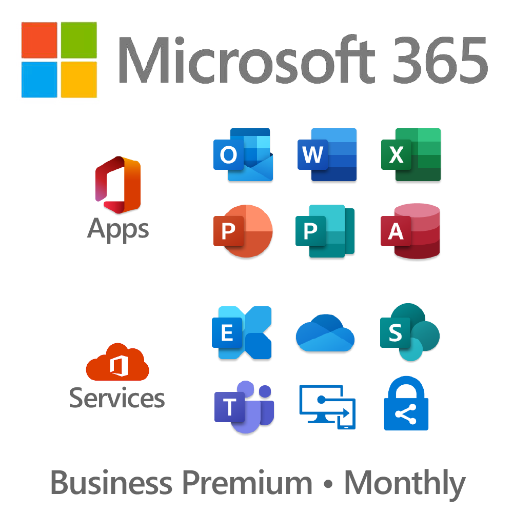 Microsoft 365 Business Premium • Monthly - annual commitment required —  CADABLE - Managed IT Services, Spokane Washington