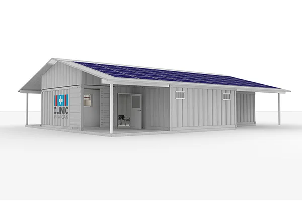Clinic In A Can 4 unit solar powered Community Health Center
