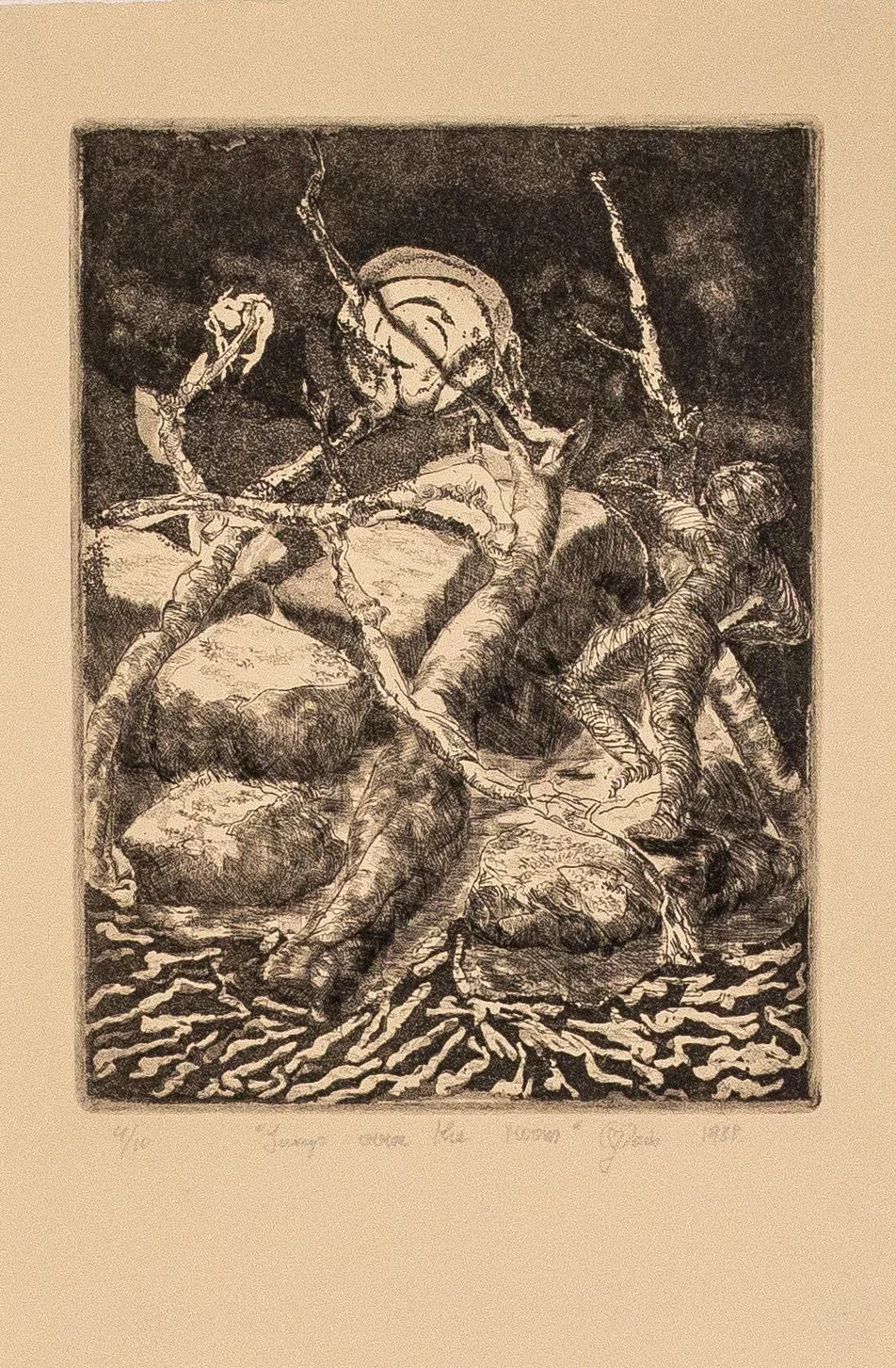 'Jump over the Moon' by Gunther Deix 