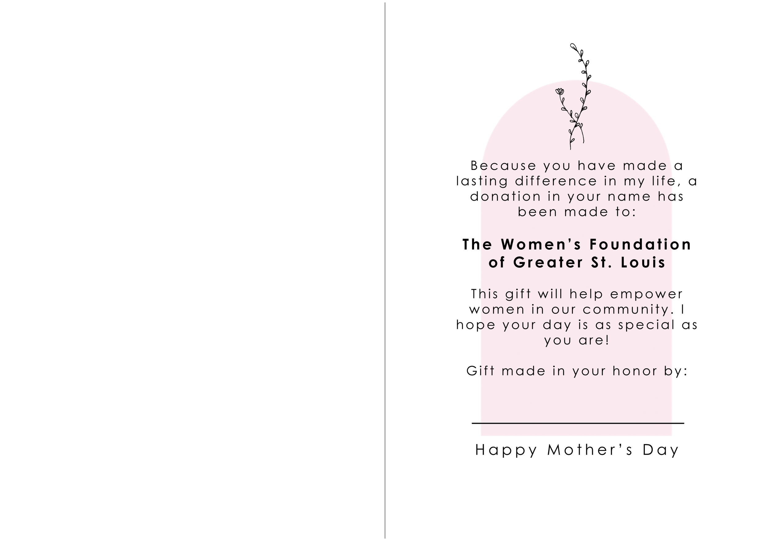 Mothers Day Card Inside