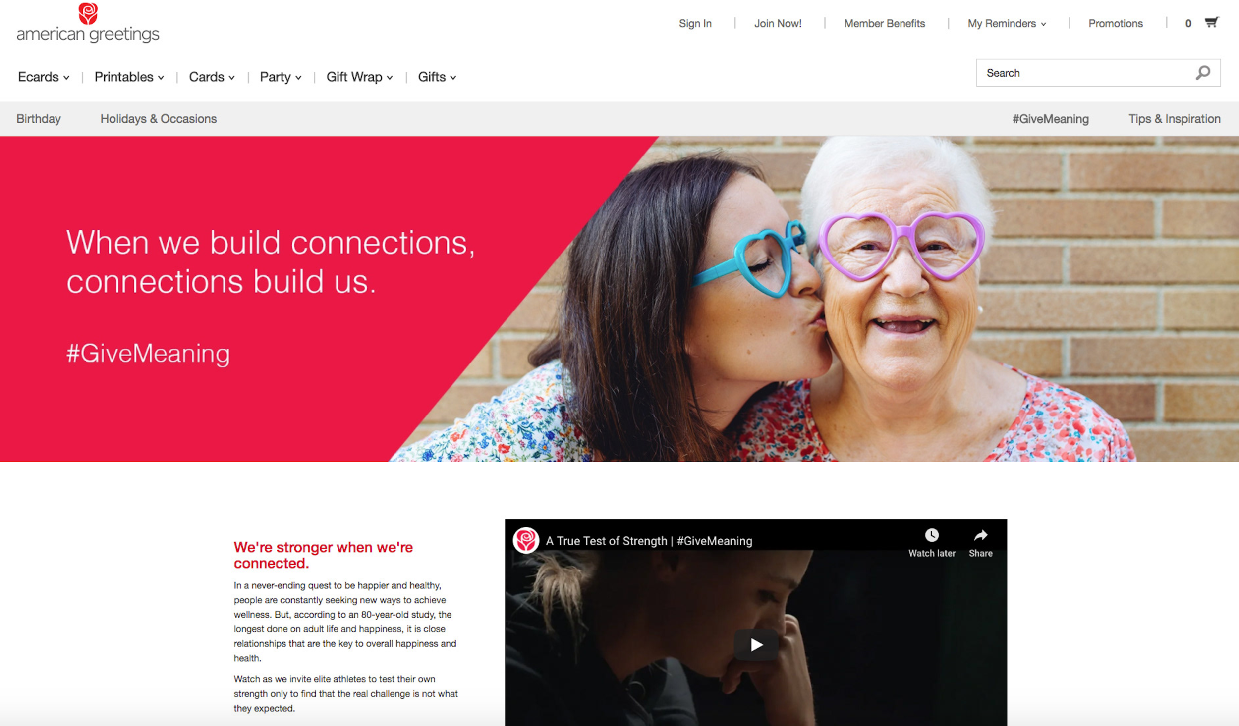 American Greetings — Isabel Taborga