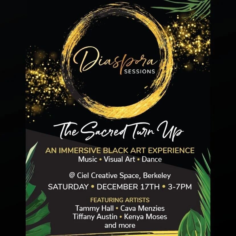 Suuuuper excited to announce that @kenyamoses &amp; I @tiffanyaustinmusic  will hold our first Black Art Experience event on Dec 17. Let's goooooooooooo!!! 🙌🏾

Diaspora Sessions:
The Sacred Turn Up

Join us on Saturday, December 17th to nourish you