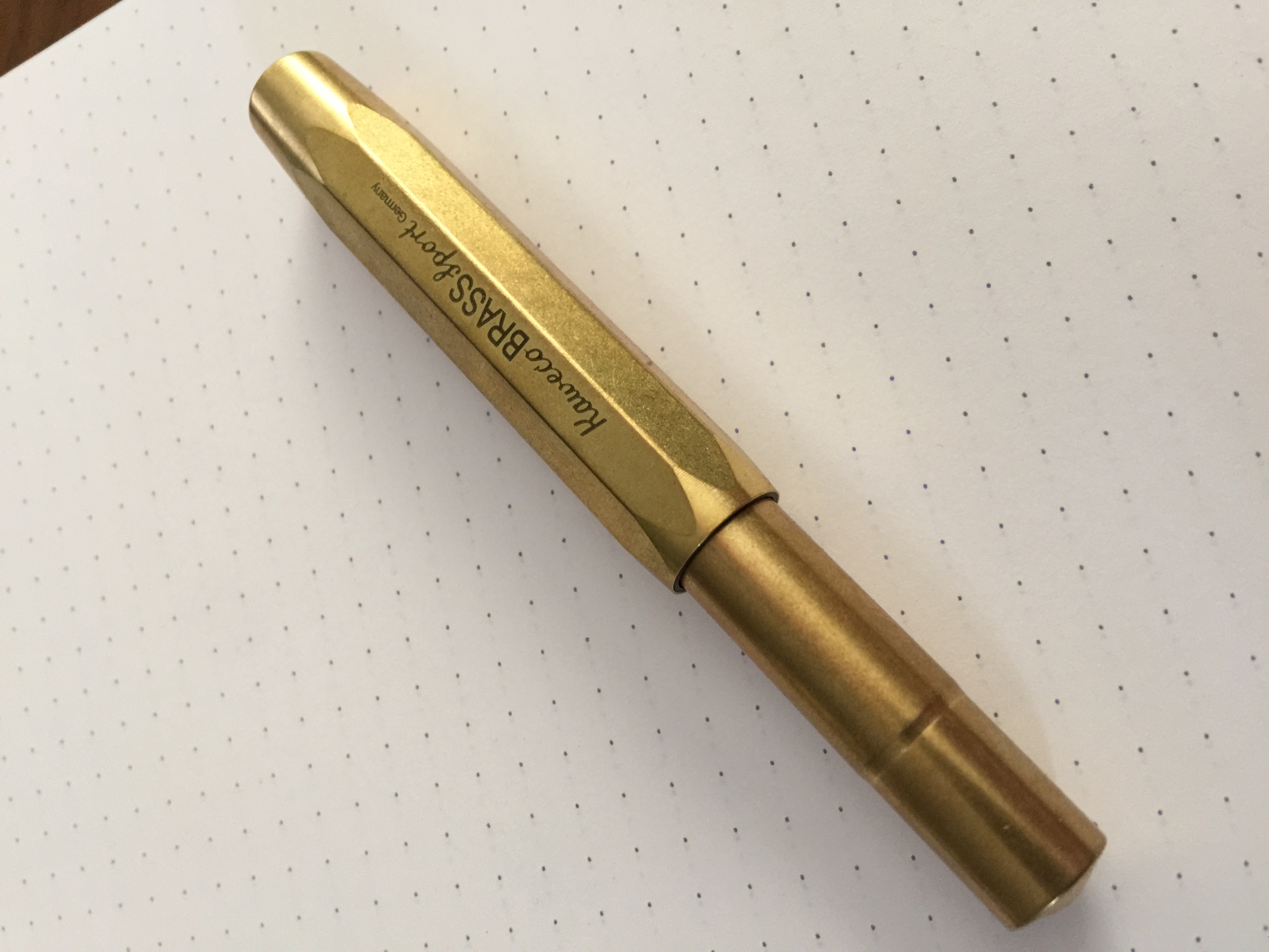 Pen Review: Kaweco Brass Sport — the desk of lori