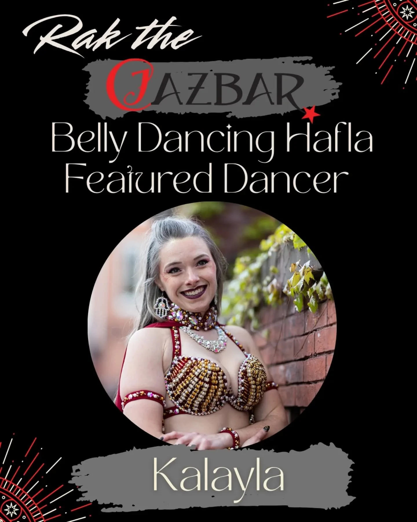 Join me and 15+ dancers for the first Cazbar Hafla! Sunday, Feb 1st at 5:00pm we will RAK THE CAZBAR! Please make that reservation, to eat and enjoy a fabulous show. 
☎️410-528-1222
#bellydancers #raqsharqi #rakthecazbarhafla #cazbarhafla #dinnershow