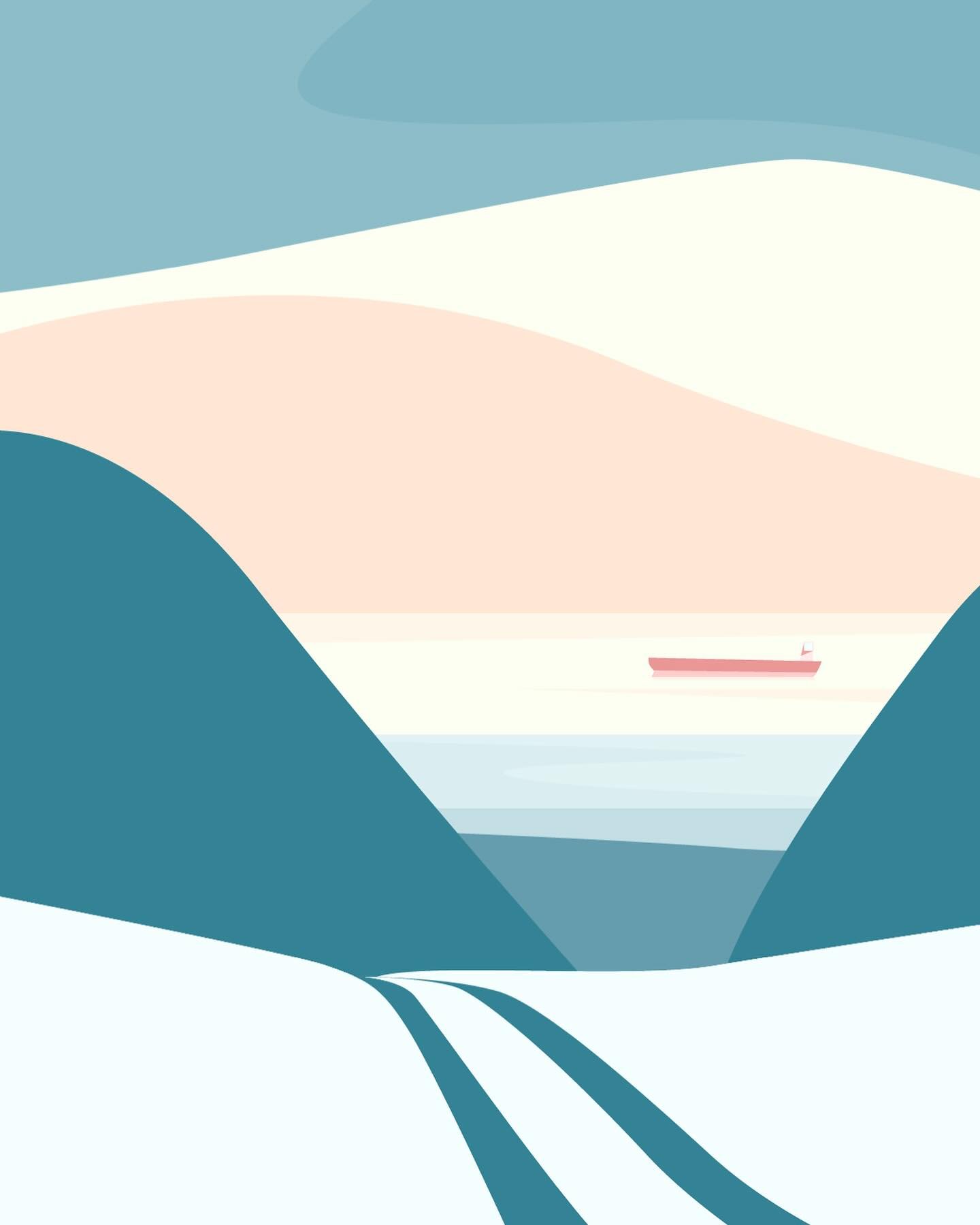 Snow in the bay!!! So pretty! 🩵

#simple #illustration #englishbay #vancouver #vancouverartist #snow