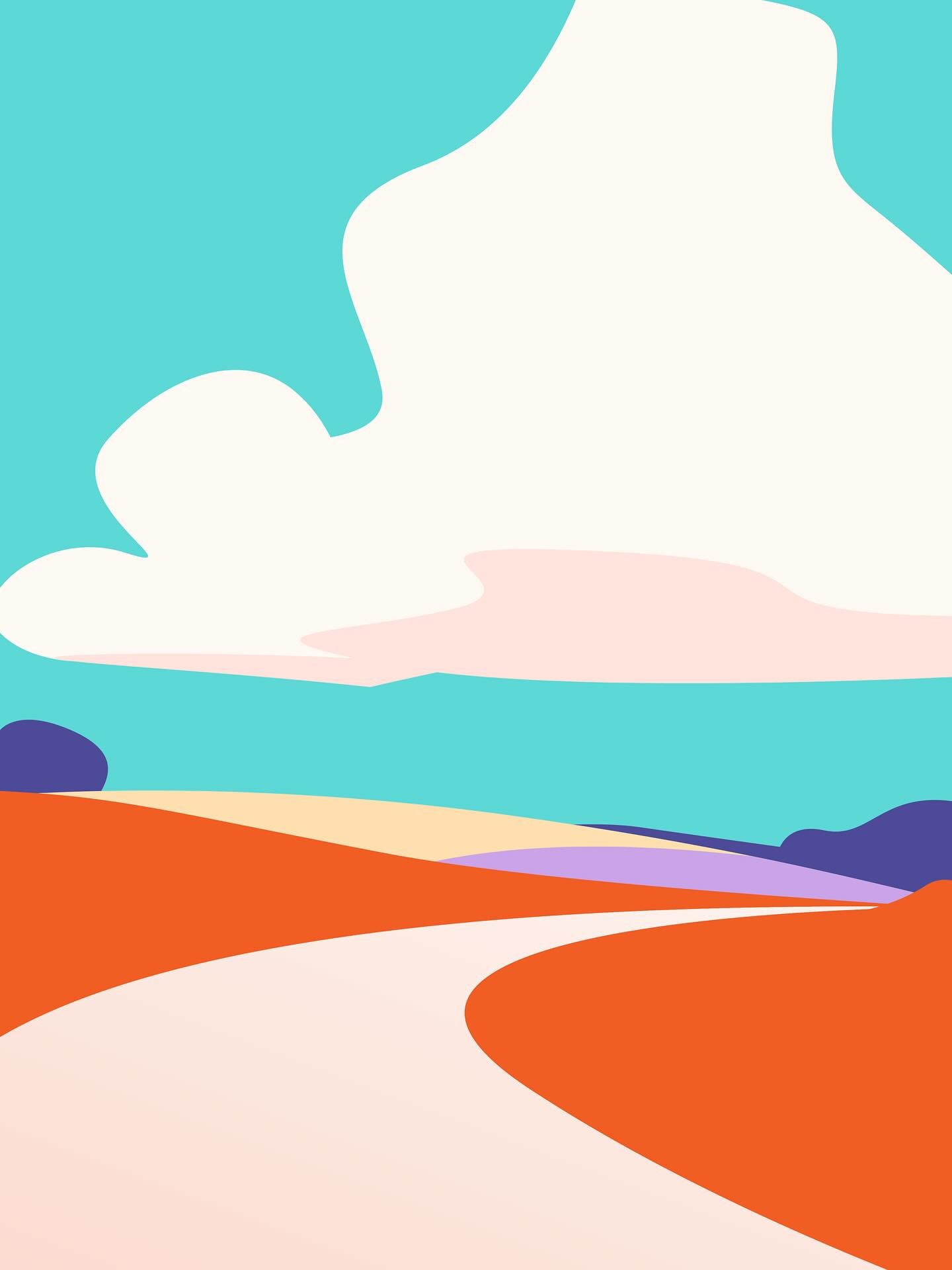 A lil sketch of the countryside around my lovely cousin&rsquo;s wedding in England. ❤️ 

#simple #minimalist #illustration #colourful #vancouverart #vancouverartist
