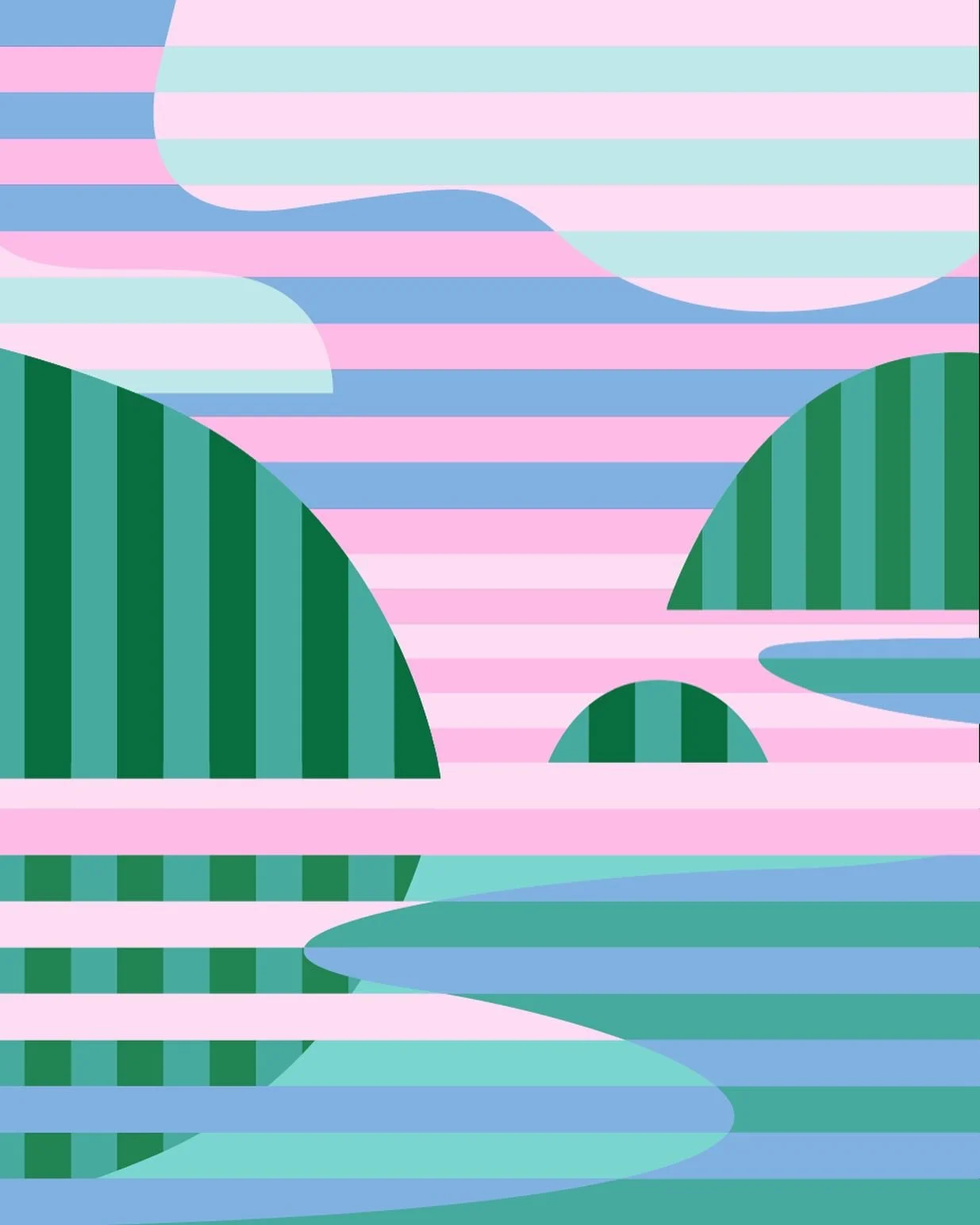Playing around with stripes 🥰

#simple #illustration #stripes #vancouver #vancouverartist