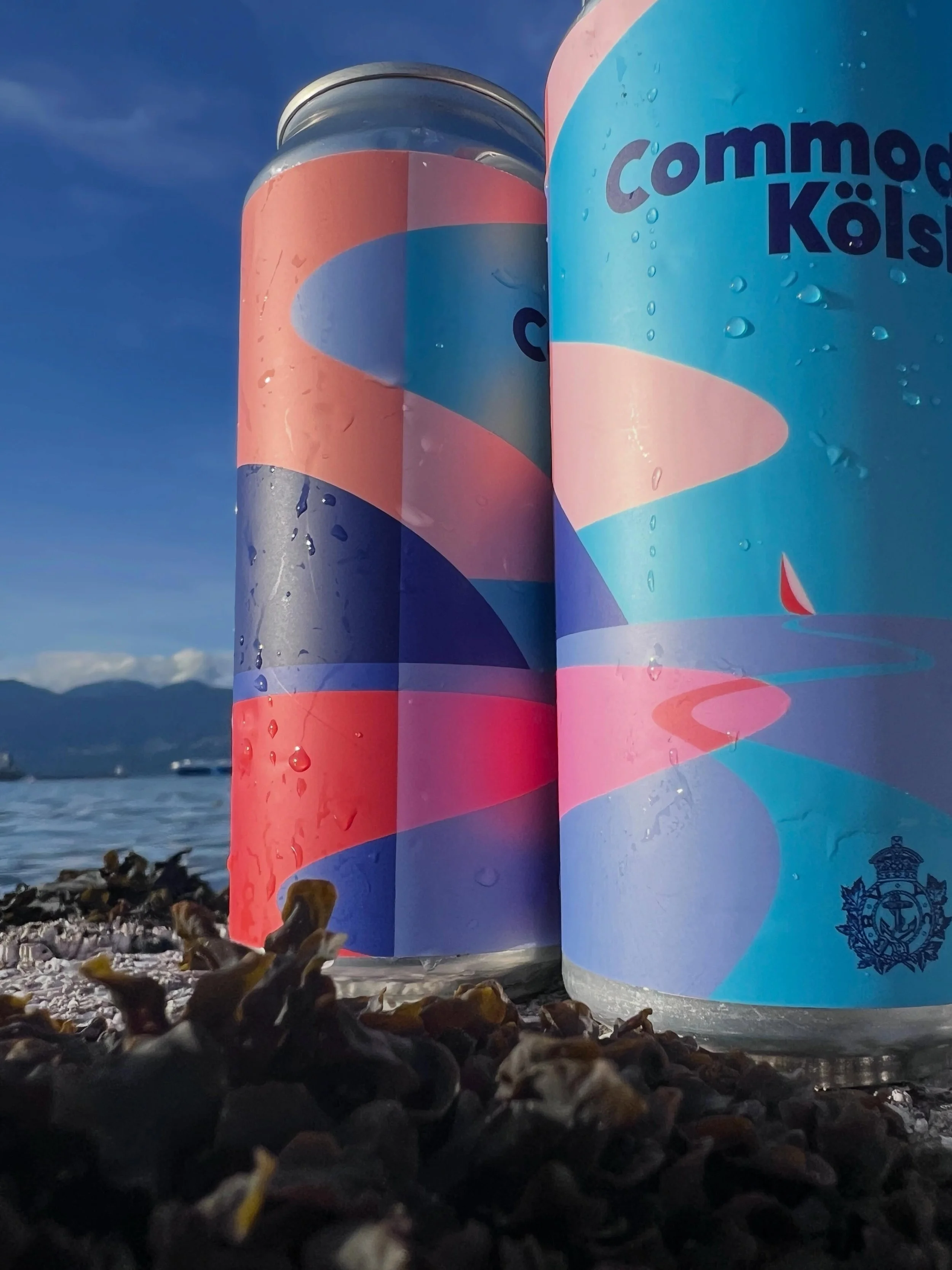 Some more close ups of the Commodore&rsquo;s Kolsch can I made for RVYC with Bridge brewing. Very stoked with how these turned out 😊

#bcbeer #beerlabel #illustration #rvyc #bridgebrewing