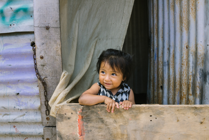  Beautiful baby living in the Guatemala City dump slums. 