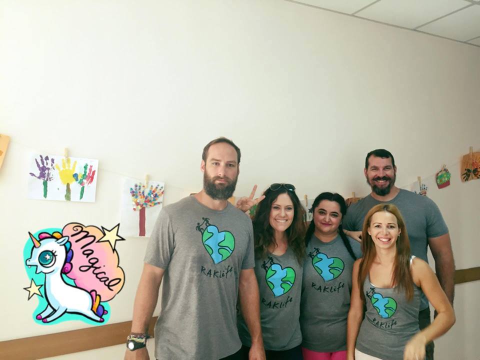 RAKlife team with the leaders of the community center - middle is Alexandra, the Director; the right is Roxana, the psychologist. Also pictured is Carey from CareBear Abroad, and Glenn, who has helped RAKlife a couple times in the past! Thank you so much to all for all your hard work.