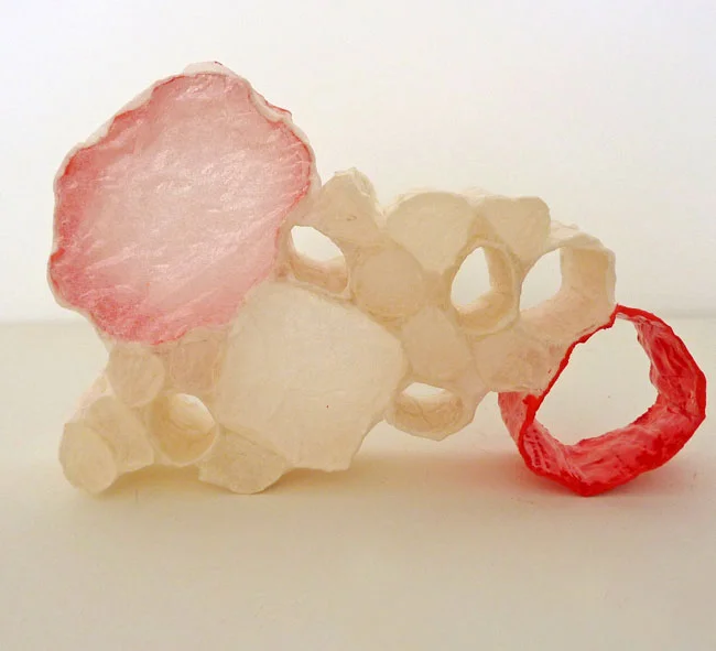 Glamour R No. 2 , 2011, paper, 4 x 6 x 1.75 in.