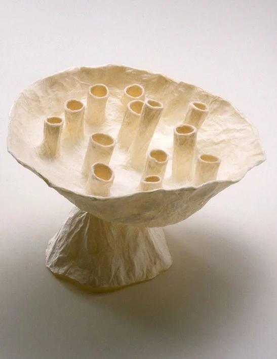 Tube Cup L , 1999, paper, 7 x 11 x 9 in.
