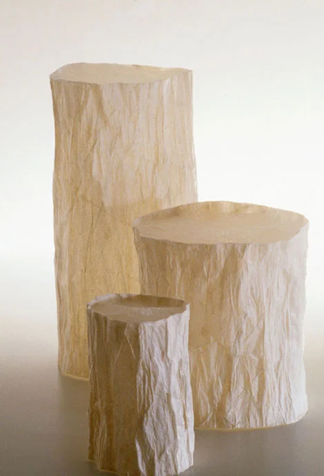 Trunks , 2001, paper, 10 x 10 x 15 in.