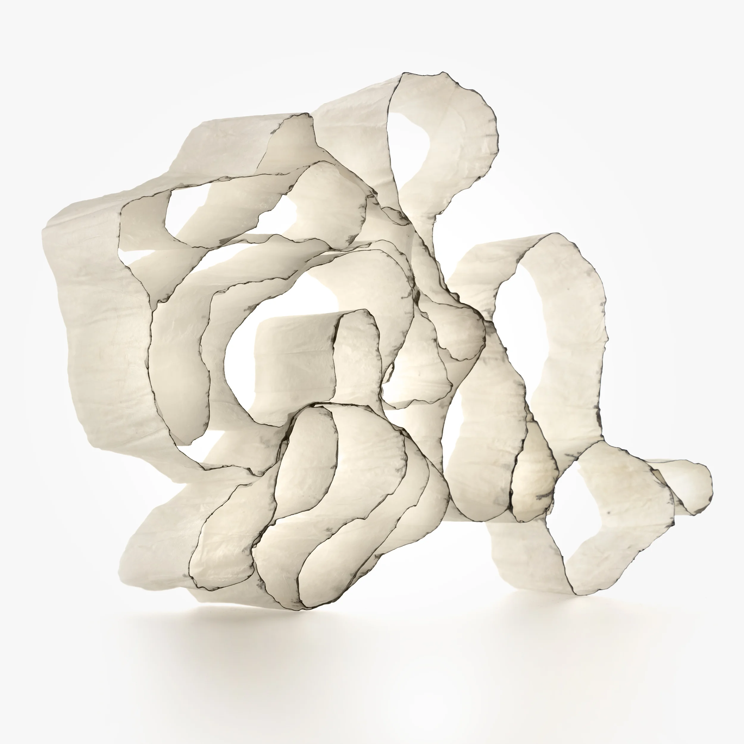 Ink Line No. 2 , 2015, paper, 8 x 9 x 2 in.