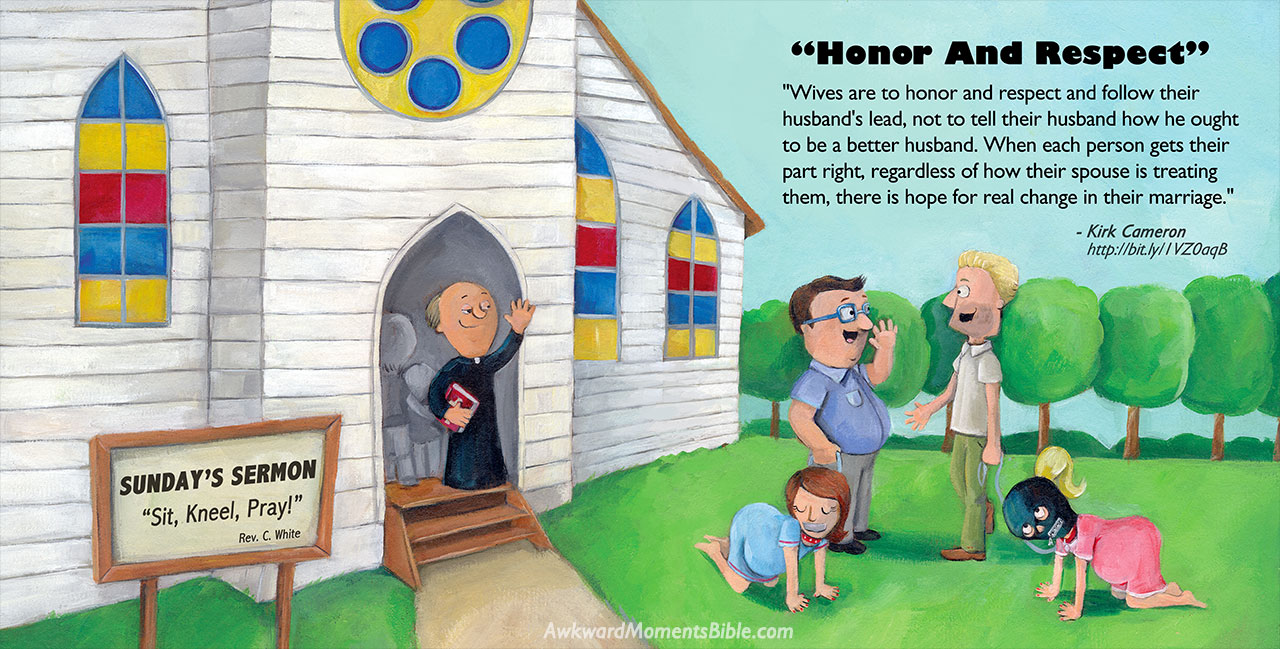 "Regardless of how their spouse is treating them..." Um, in the secular world we call that "abuse."