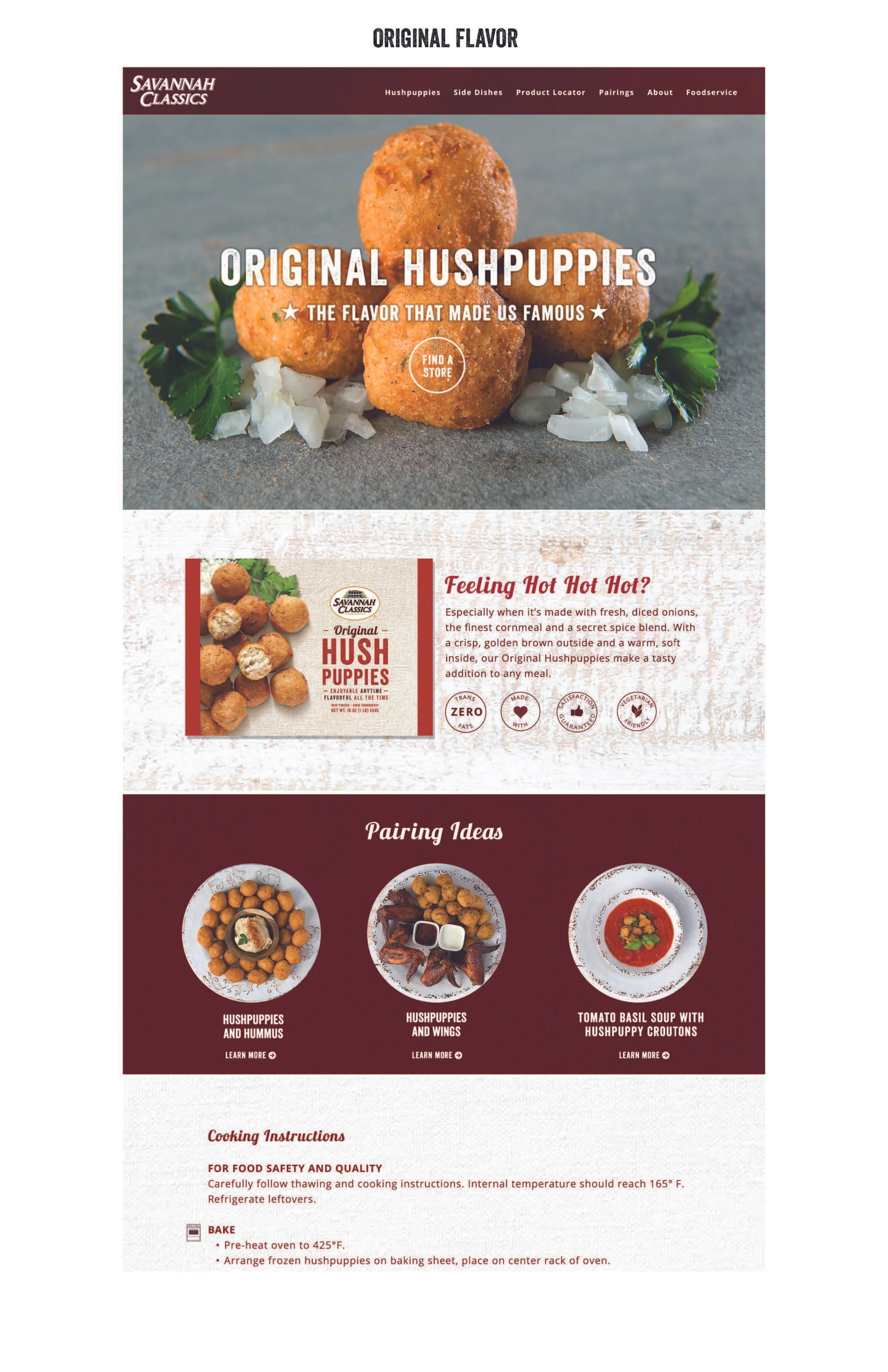 Savannah Classics Hush Puppy Packaging + site Redesign — Sam Kelly
