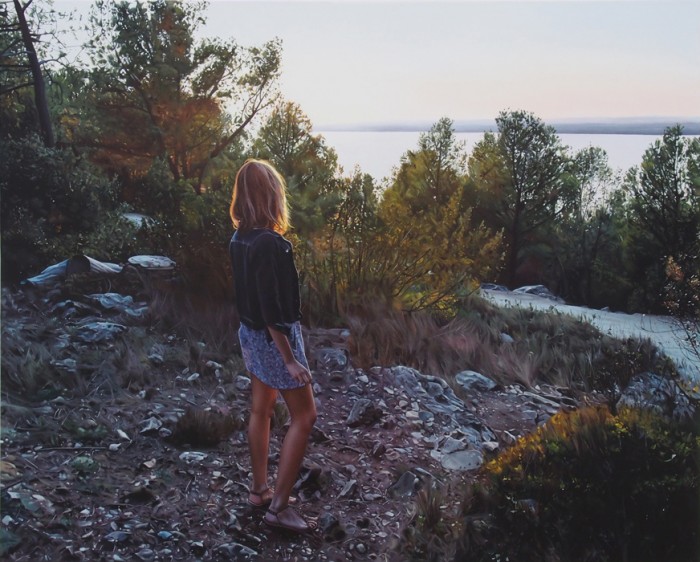 Crépuscule Acrylique sur toile, 130 x 162 cm, 2015 Courtesy Galerie ALB