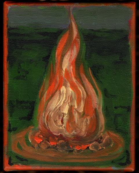 Guillaume Pinard, Feu (2015). Courtesy of galerie anne barrailt.
