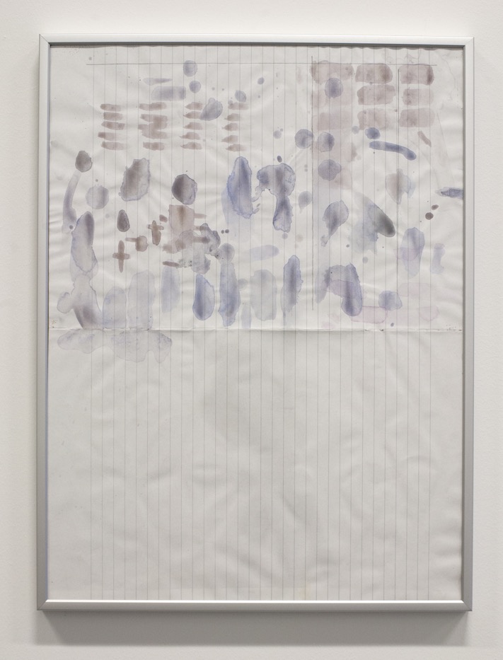Landscape, 2015, Aquarelle et crayon sur papier, 41 x 31 cm