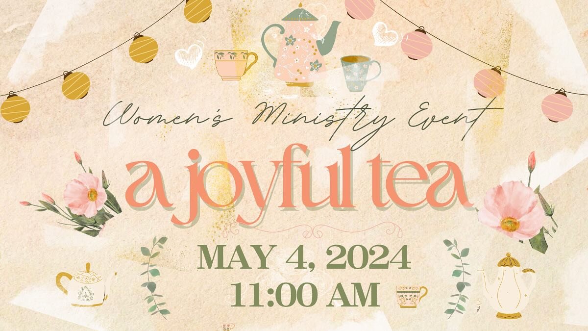 🌸Join with women of all ages at this traditional spring event where you will enjoy tasty foods, warm fellowship and a special message from Nancie Schaumloeffel. 

🌺Please sign up by calling the church office. 

🌼If you plan to attend, please bring