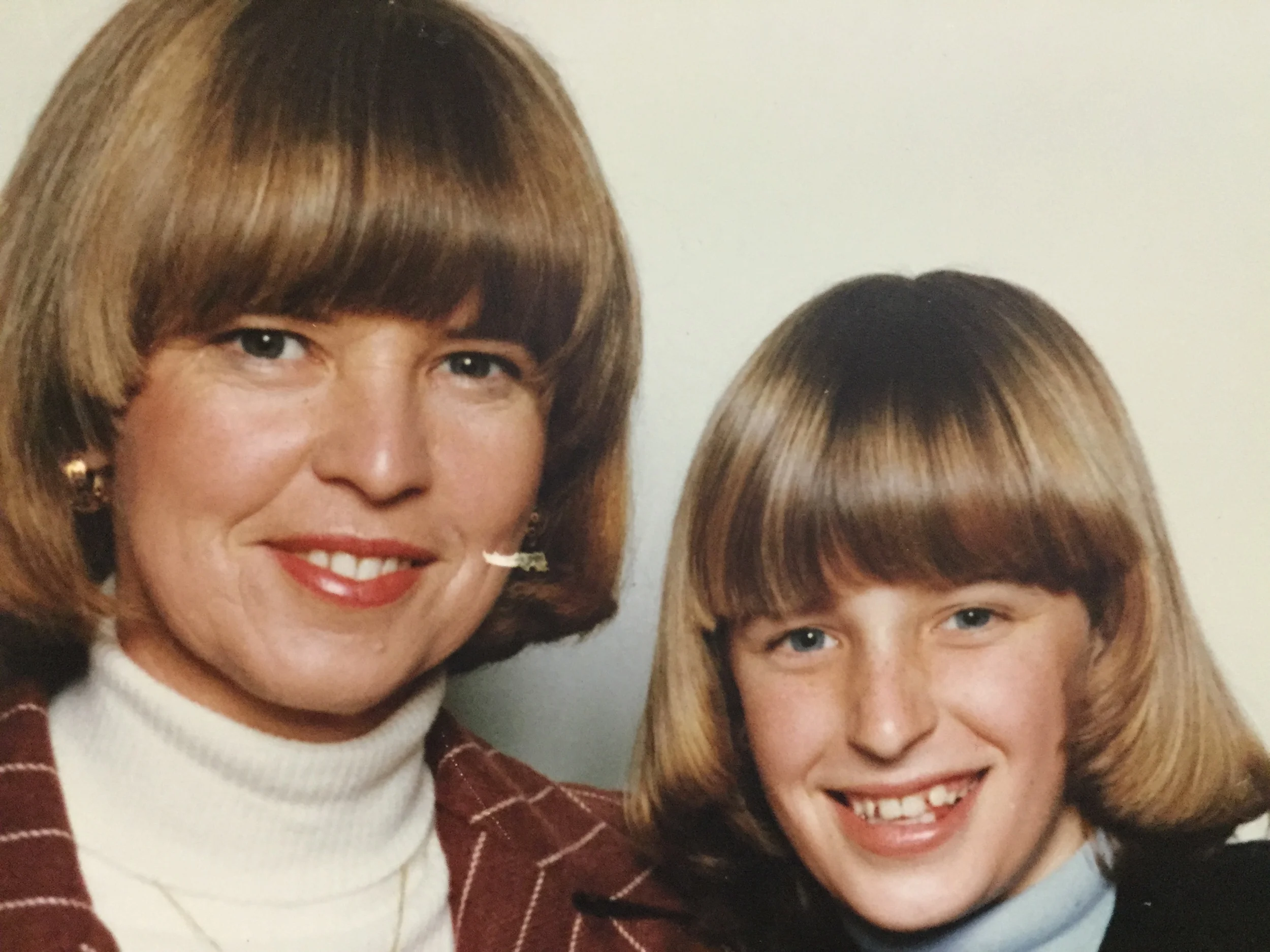 Yup! Strange but true - me and my mum, Mrs Brain.