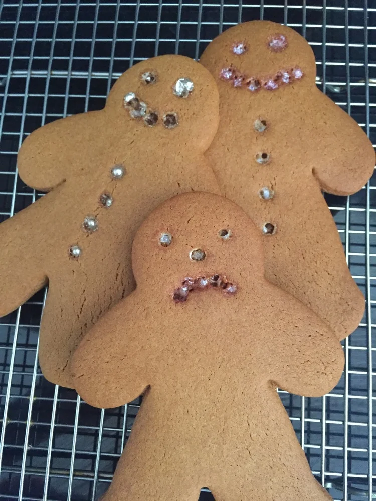 Beware the zombie gingerbread men.