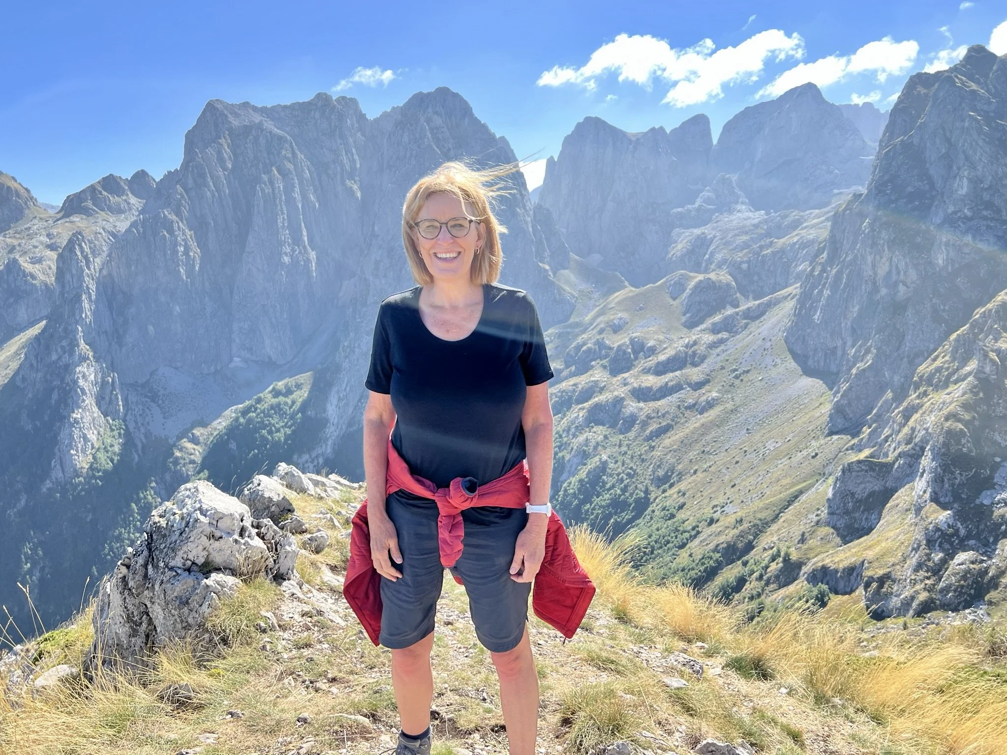 Hiking in Montenegro.