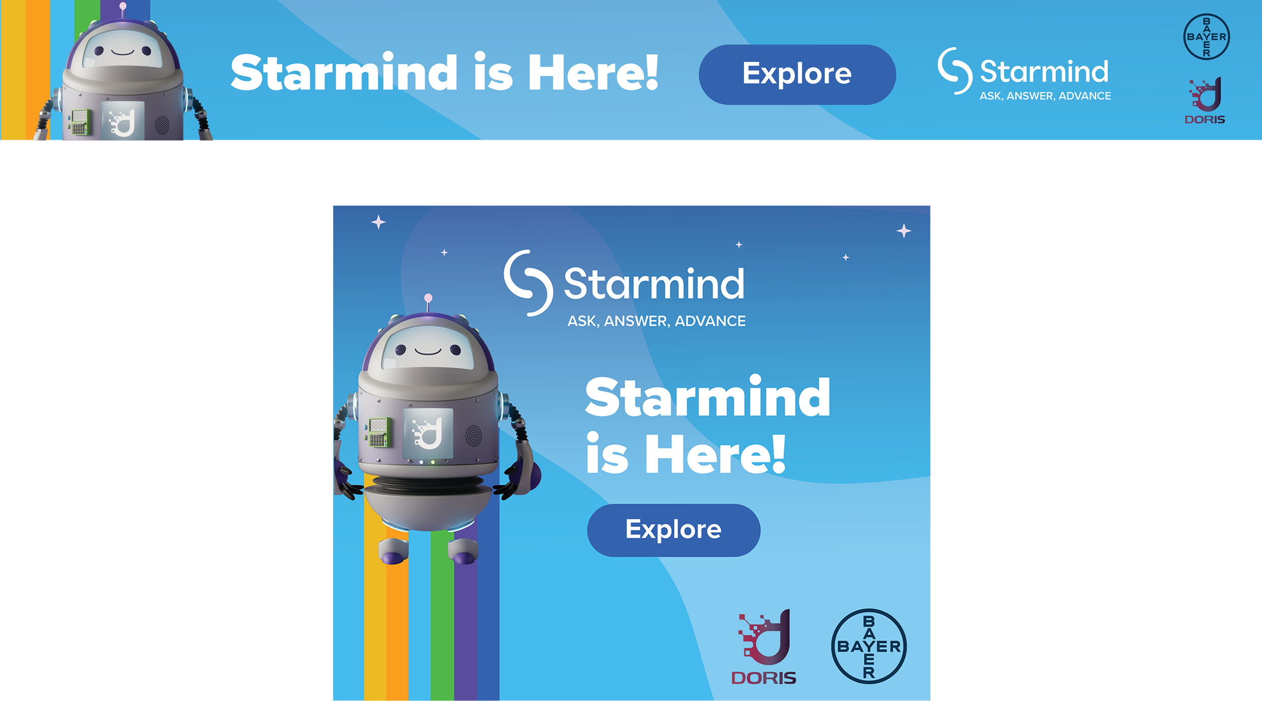 Company portal banner ads