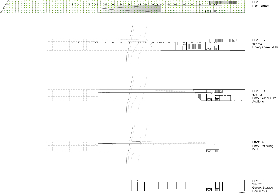 Pier Museum Plans and Section