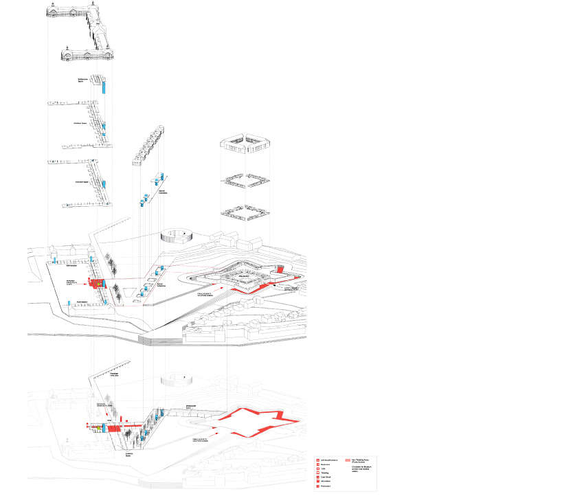 Museum Scheme Axonometric