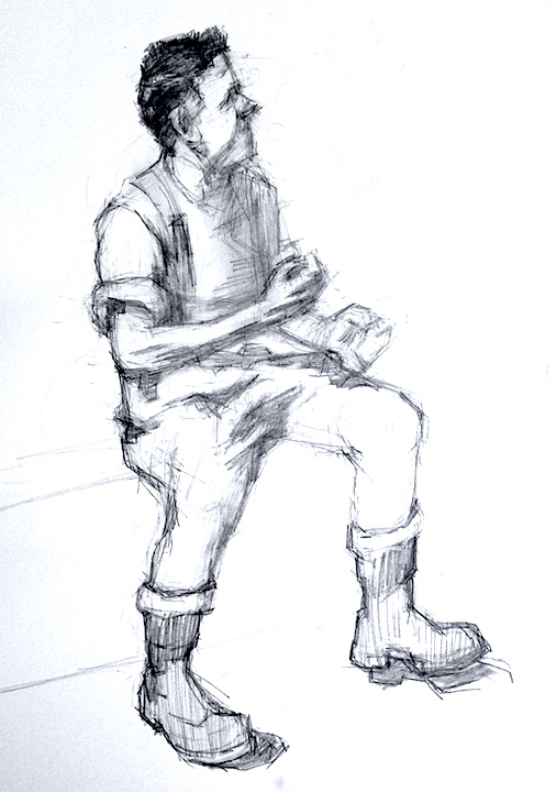 CURRENTLY ( Summer 2018) WORKING ON A FEW MIXED MEDIA DRAWINGS/PAINTINGS. FOR THESE, THE FIGURE HAS ALWAYS BEEN THE INSPIRATION!