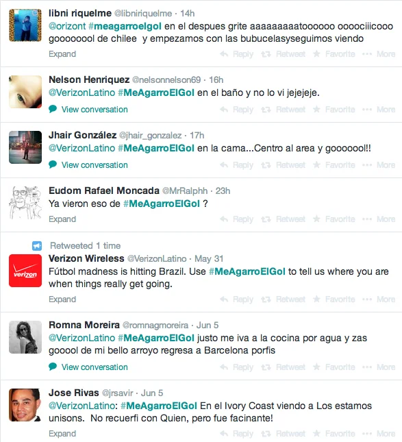 #MeAgarroElGol @VerizonLatino