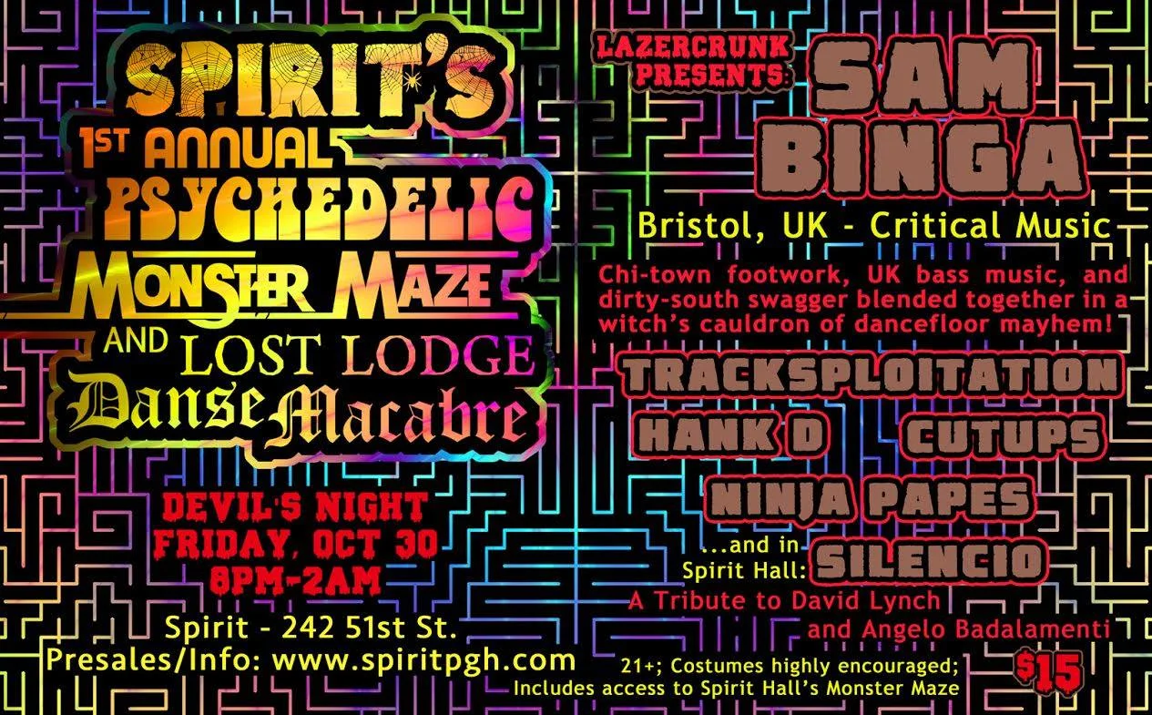 LazerCrunk DEVILS NIGHT w/ SAM BINGA