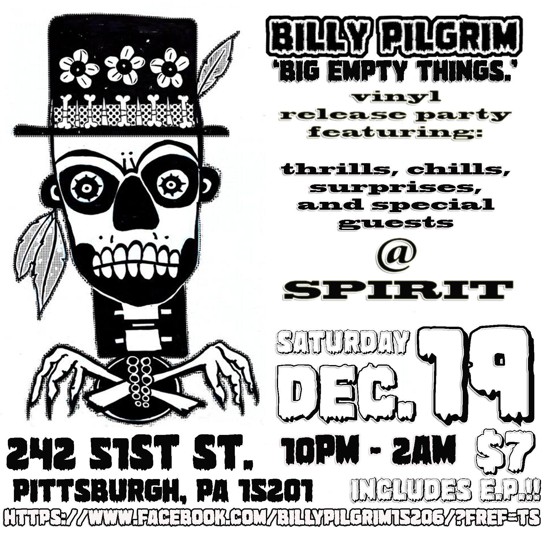 Billy Pilgrim Big Empty Things Vinyl Release