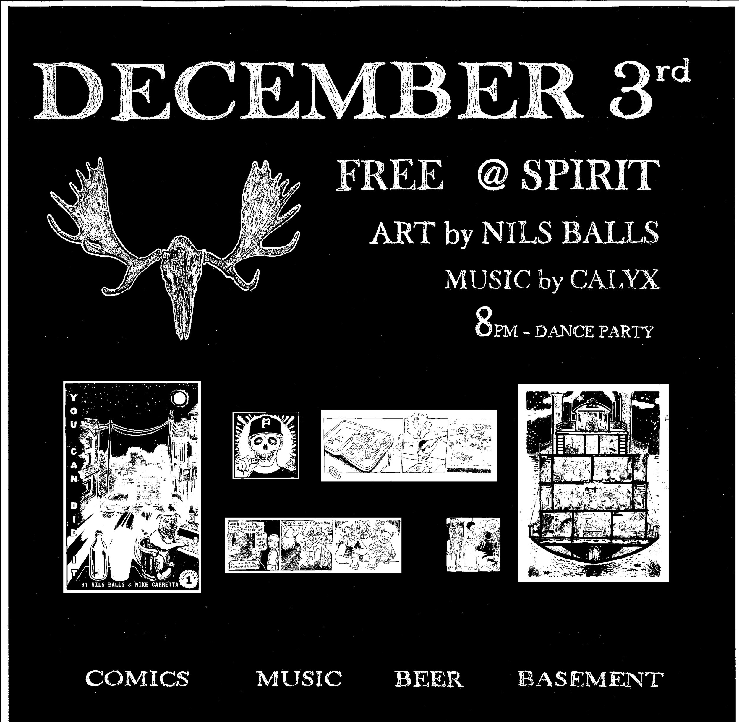 Nils Balls Art Reception w/ Calyx