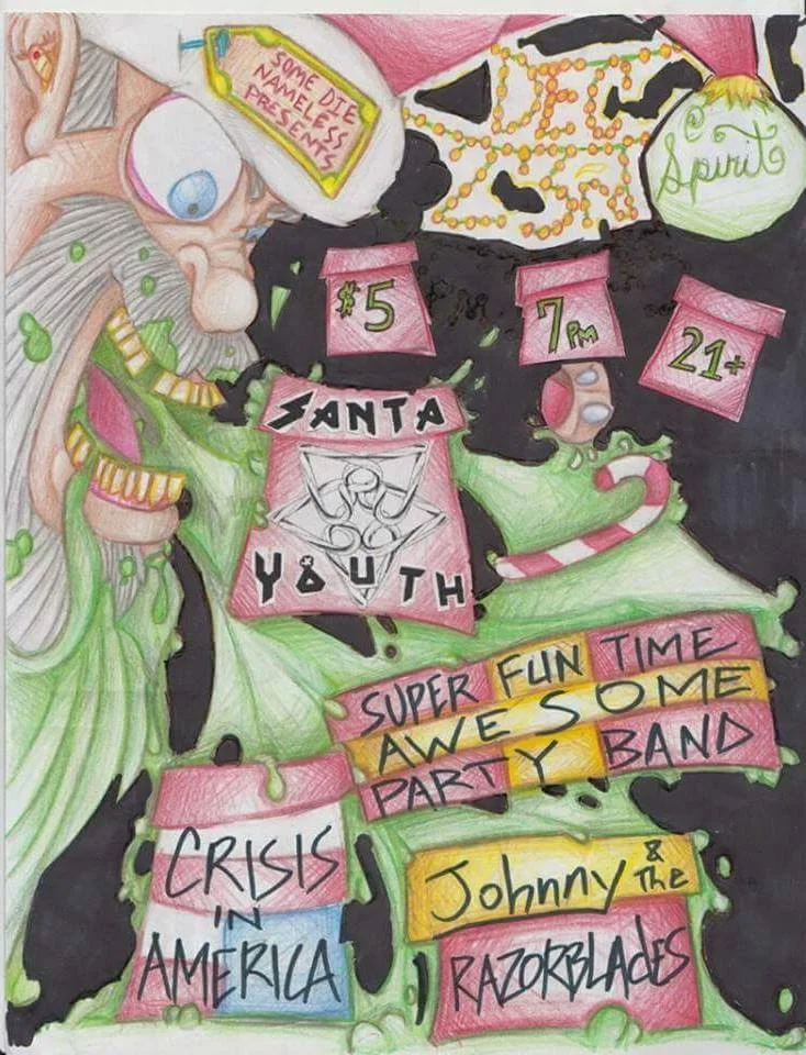Punk Rock Holiday! with Santa Youth, SFTAPB!, Crisis In America