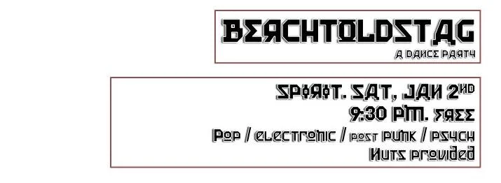Berchtoldstag - Dance Party w/ Music + Nuts