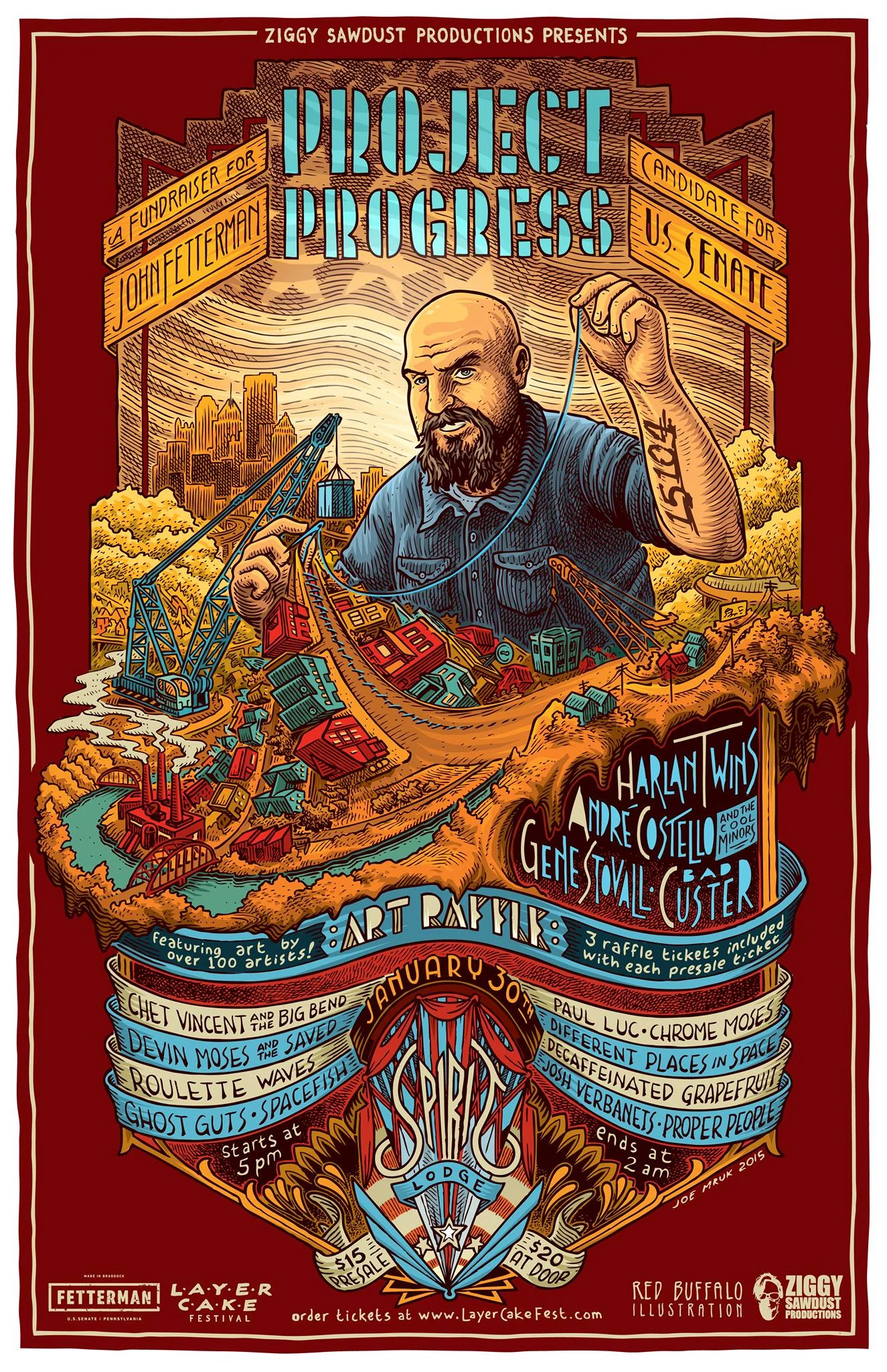 Project Progress: A Live Music Fundraiser for John Fetterman