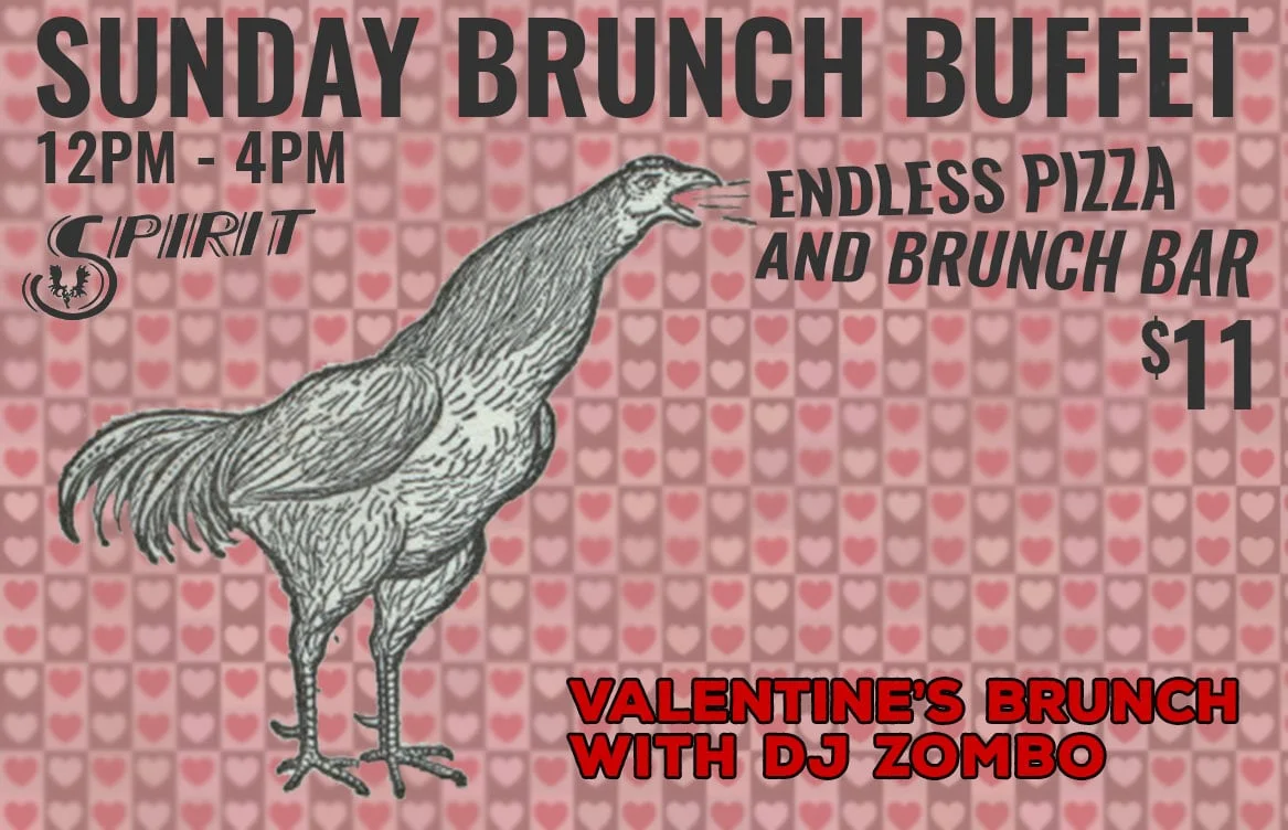 V DAY BRUNCH BUFFET w/ ZOMBO