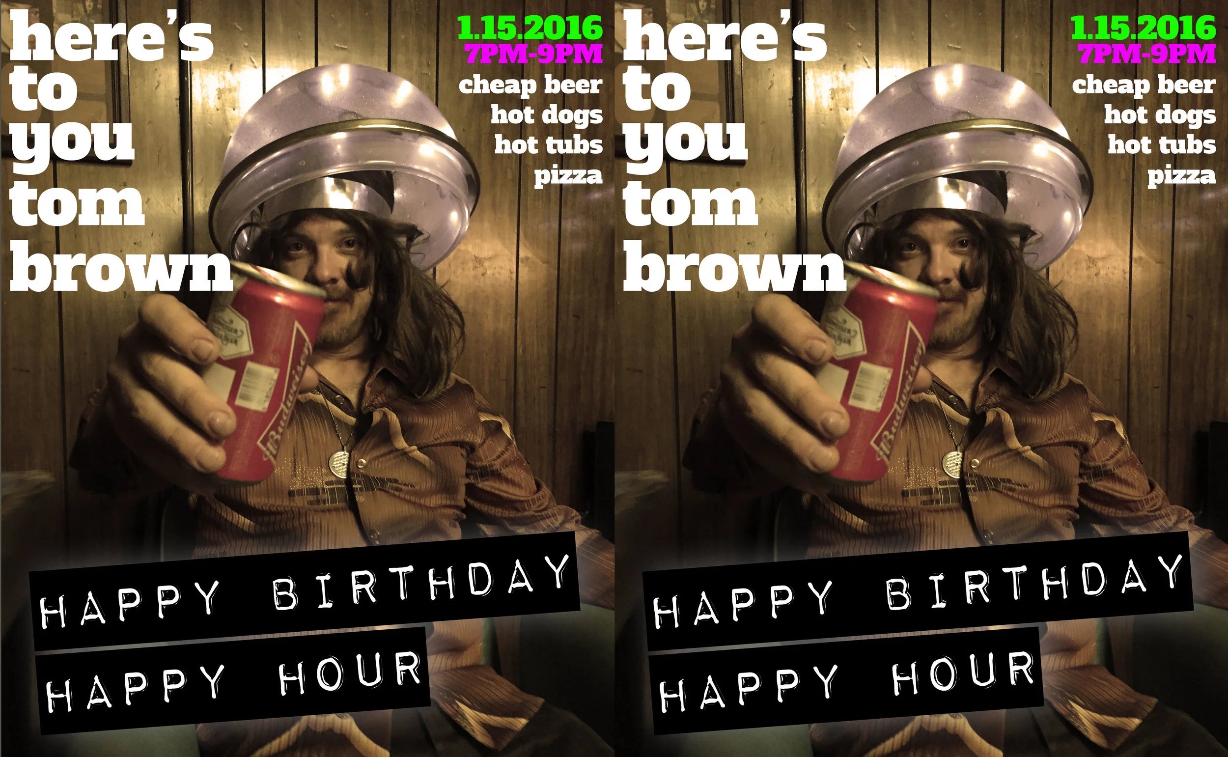 HAPPY BIRTHDAY HAPPY HOUR