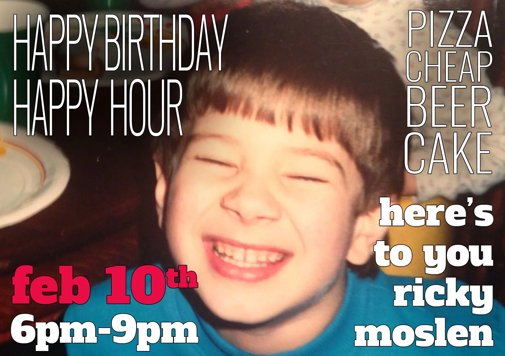 Happy Birthday Happy Hour