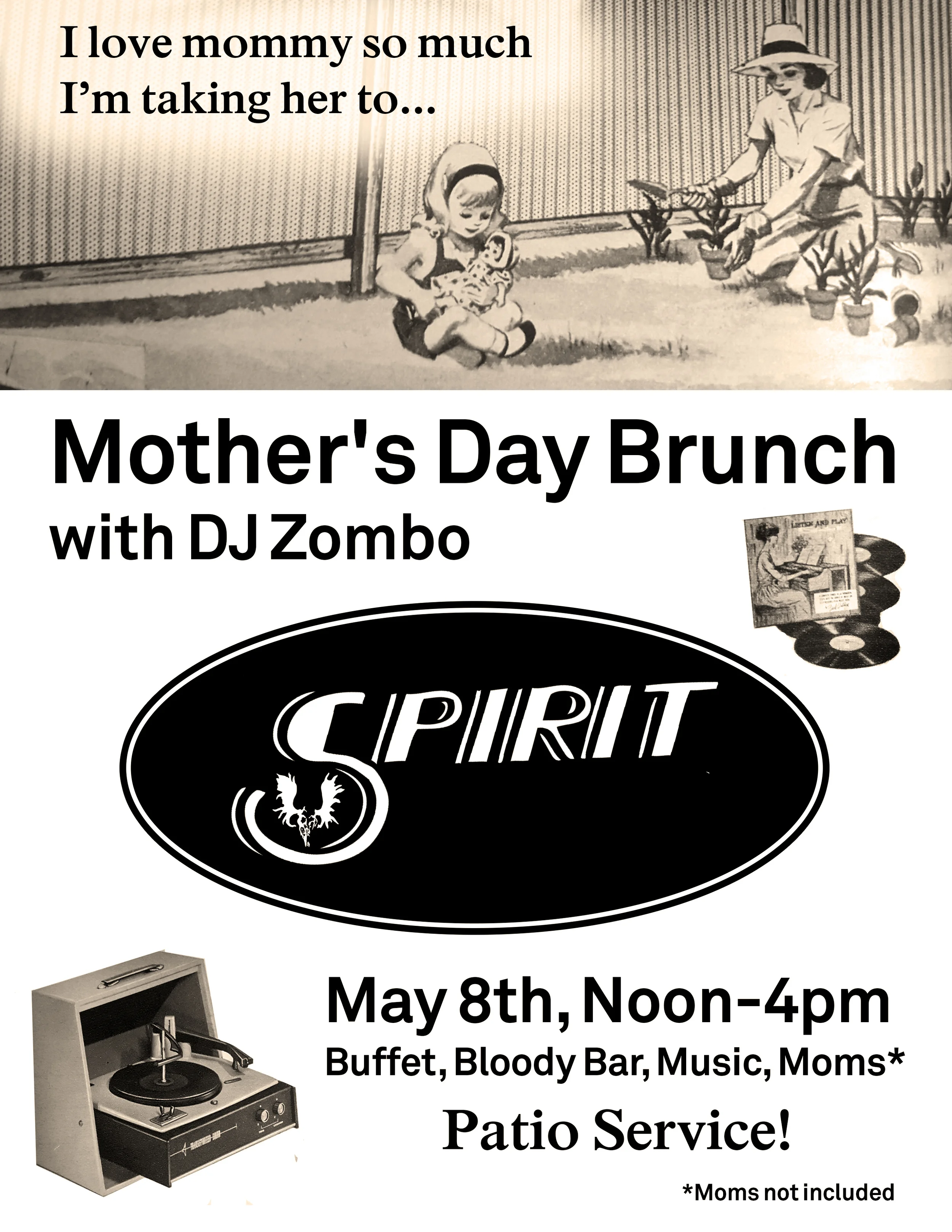 Mother's Day Brunch on the Patio w/ DJ Zombo