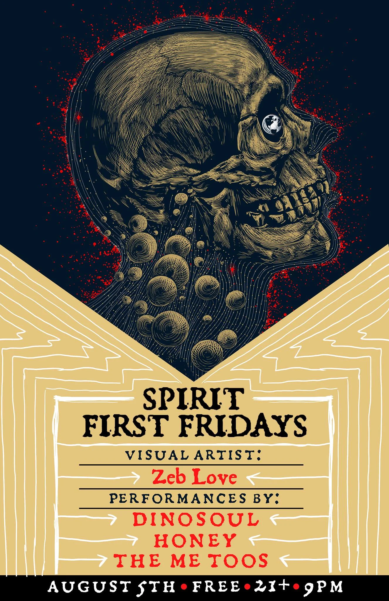 Spirit First Fridays ft. Zeb Love, Dinosoul, Honey, and The Me Toos