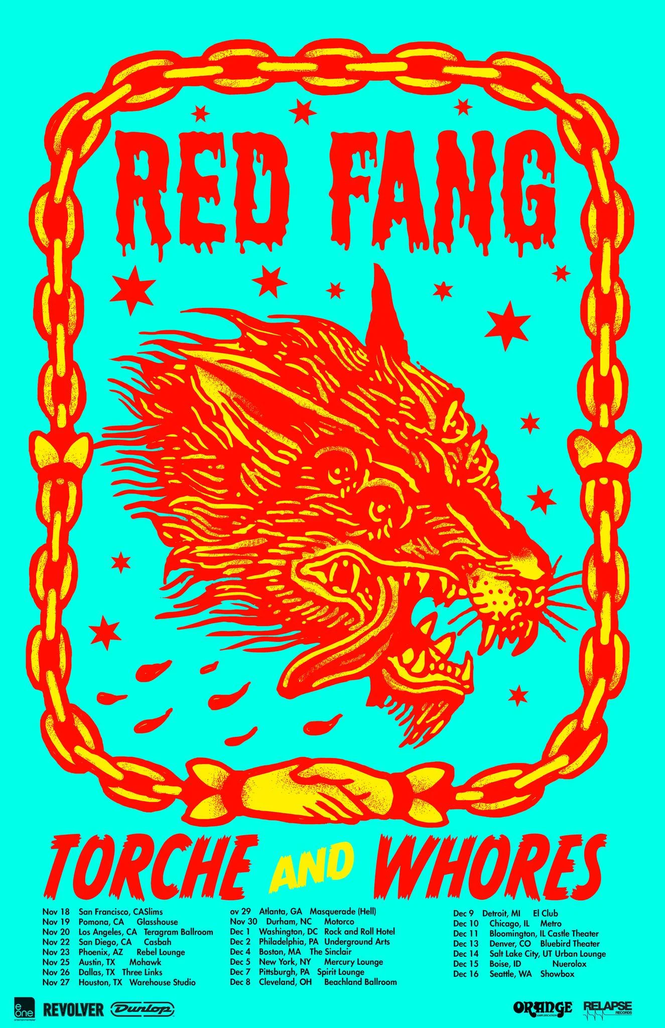 Hall: Red Fang with Torche & Whores