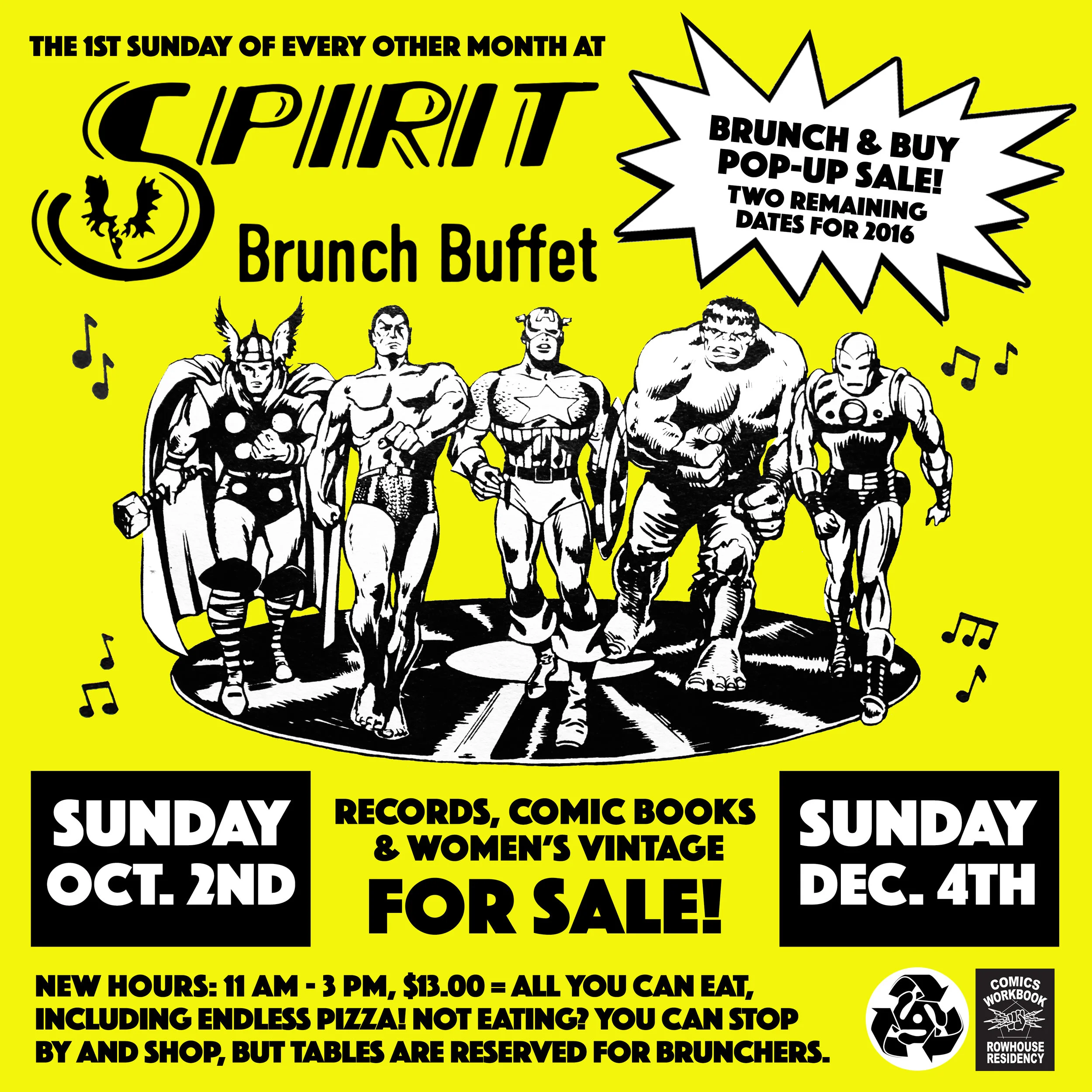 Spirit Brunch Buffet w/ J. Malls