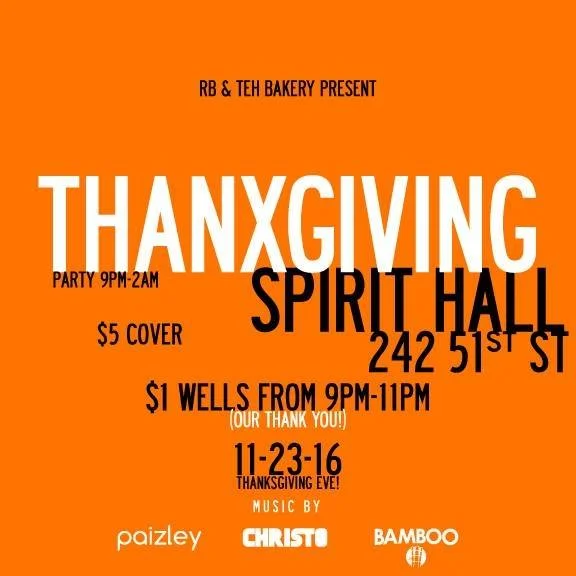  Hall: Thanxgiving